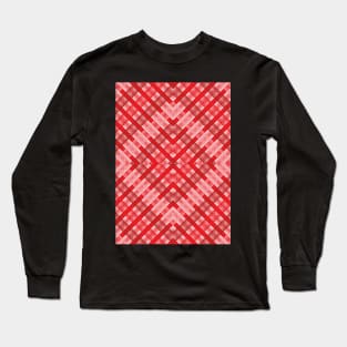 Plaid christmas pattern Long Sleeve T-Shirt